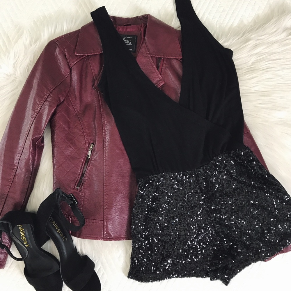 ASOS SEQUIN ROMPER